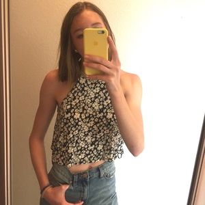 FOREVER 21 / floral crop top